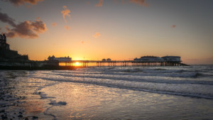 Cromer Pier at sunset