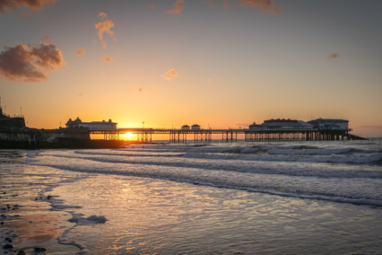 Cromer Pier at sunset