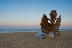 Aldeburgh Beach Scallop Sculpture