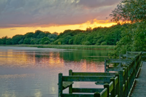 Filby Broad at Sunset