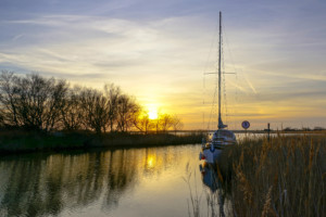 Boat at Horsey Mere
