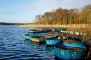 Boats at Ormesby Broad