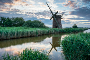 Brograve Mill at Sunset