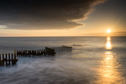 Caister-on-Sea Bbeach at Sunrise