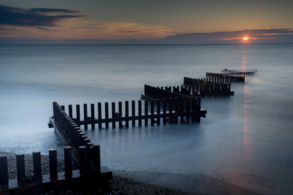 Caister-on-Sea Bbeach at Sunrise