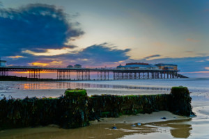 Cromer Pier in Norfolk at Sunset