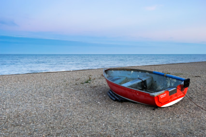 Thelma Boat on Dunwich Beach