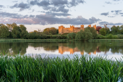 Framlingham Castle at Sunset