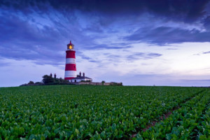 Happisburgh Lighthouse at Dusk