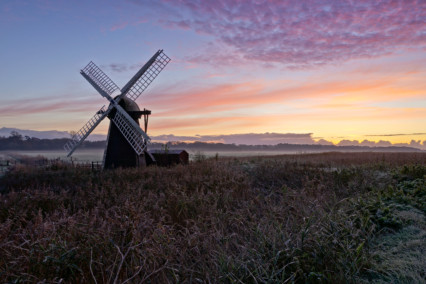 Herringfleet Mill at Sunrise