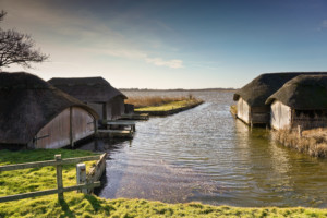 Hickling Broad - Boathouses