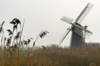 Misty Herringfleet Windpump