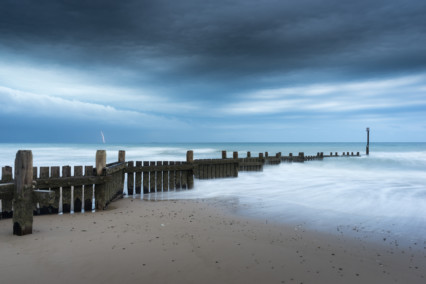 Overstrand Beach Lightning