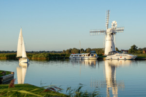 Sailing Boat on the River Thurne