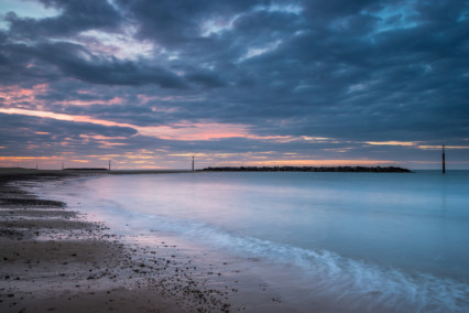 Sea Palling at Sunset