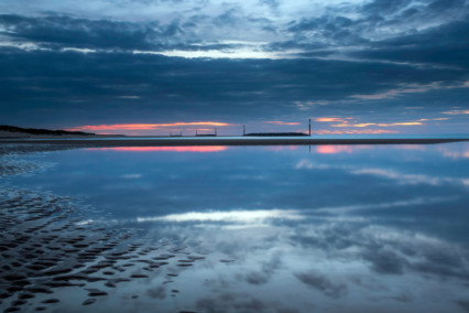 Sea Palling in Norfolk at Sunset