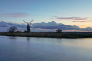 St Benets Drainage Mill at Dusk