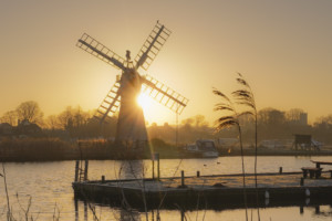Thurne Windpump at Sunrise