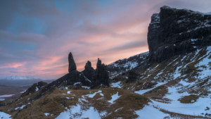 The Old Man of Storr at sunset
