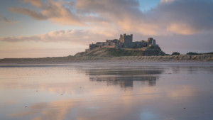 Banburgh Castle at Sunrise