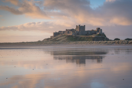 Banburgh Castle at Sunrise