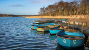 Boats at Ormesby Broad