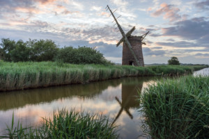 Brograve Mill at Sunset