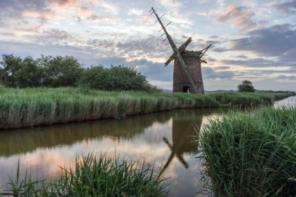 Brograve Mill at Sunset