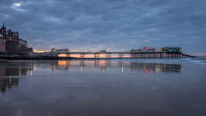 Cromer Pier after sunset