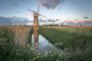 St Benets Drainage Mill Reflections